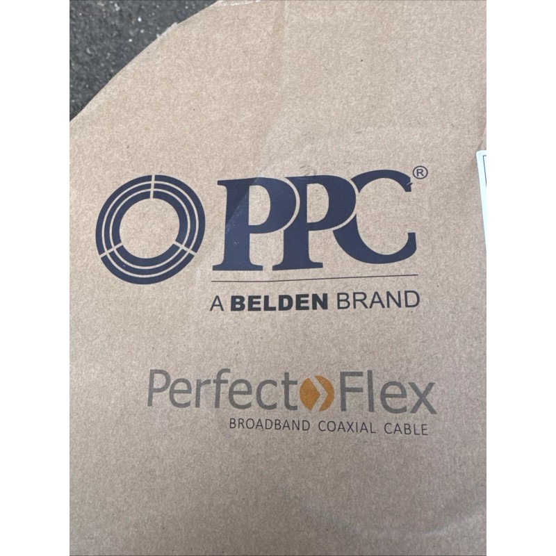 Perfect Flex 500 FT BLACK PPC PERFECTFLEX BROADBAND RG6 COAXIAL