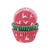 Anniversary House 75 Reindeer Cupcake Cases for Baking, Baking Cups