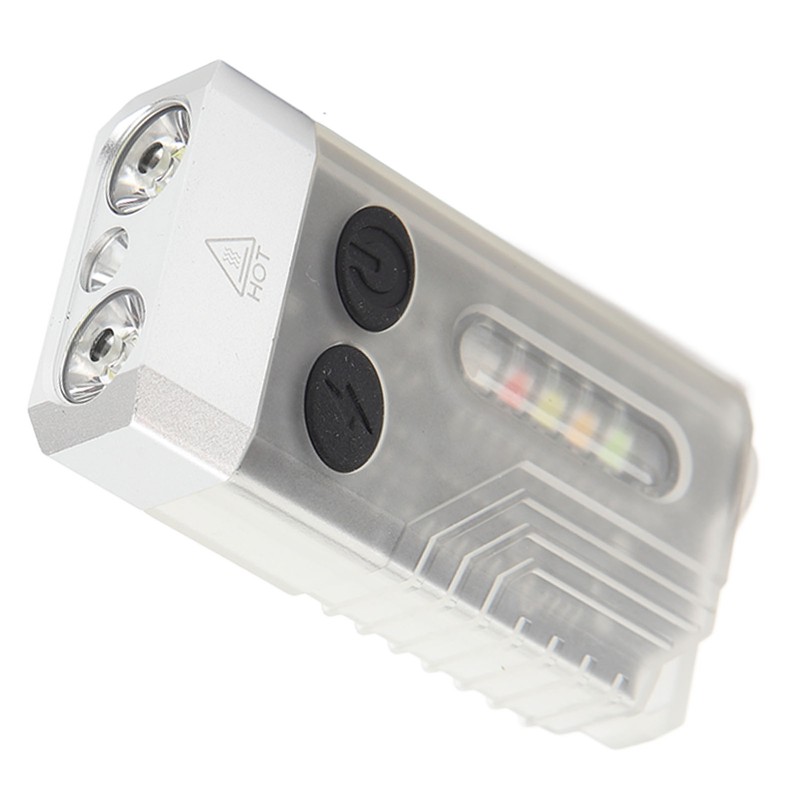 EDC Flashlight Sound Light Warning 365nm Purple Light 1000 LM