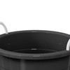 Life Story Large 17 Gallon Flexible Plastic Storage Bucket Container