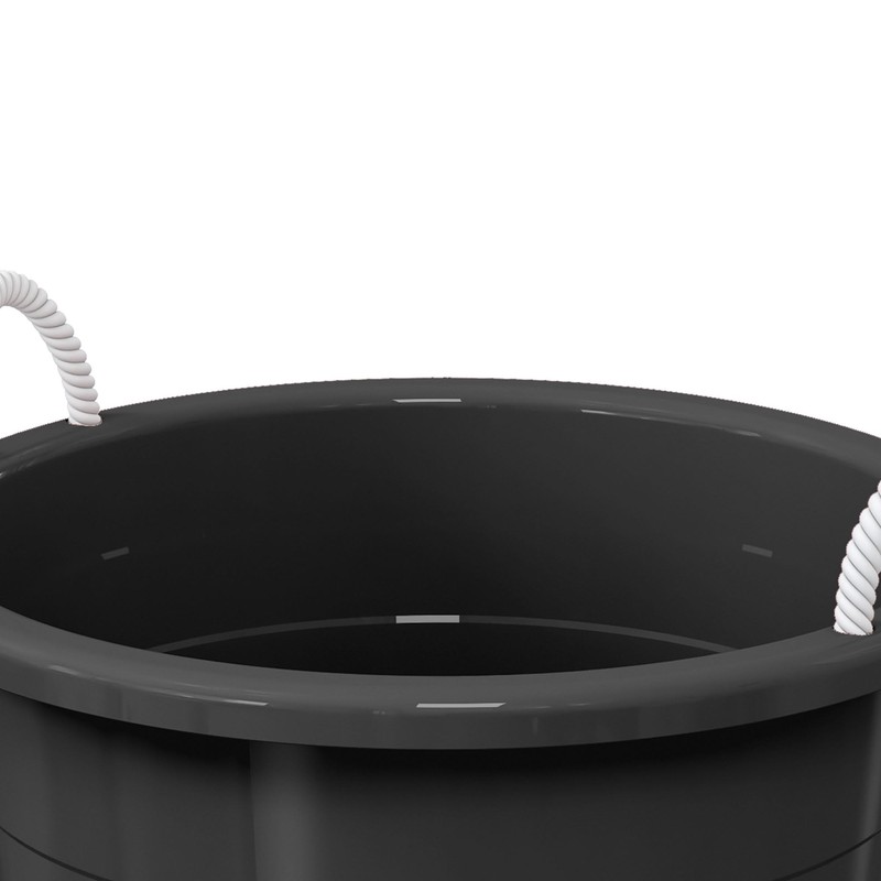 Life Story Large 17 Gallon Flexible Plastic Storage Bucket Container