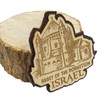 Printtoo Israel Monument Engraved Wooden Fridge Magnet Souvenir Gift