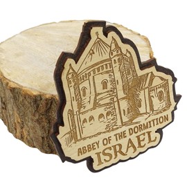 Printtoo Israel Monument Engraved Wooden Fridge Magnet Souvenir Gift