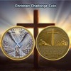 RYUKENLM Moses Parting The Red Sea Christian Challenge Coin Exodus