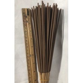 Goldman 11” long Brown Natural & Unscented Incense Punk pack of 100 Free Shipping