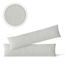 Exklusiv-heimtextil Jersey cushion cover, economy set of 2, with zippers, high quality, 40 x 145 cm