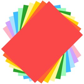 AIMI Assorted Colors Bulk for Kids School Supplies A4 Copy Paper Construction Paper Preschool Classroom Supplies Elementary Great for Arts Painting Coloring Drawing Crafts (100)