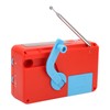 Emergency Radio Rechargeable Battery Powered AM FM Solar Hand Crank