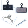 ciciment 4 Pair Bicycle Disc Brake Replacement Pads Compatible with