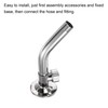 PATIKIL 6.7" Shower Head Extension Arm 45° Elbow, Copper Chromed