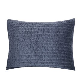 ELEGANT LIFE HOME Royal Velvet Cotton Bed Quilts and Pillow Cover Set (King Sham, Dusty Blue)