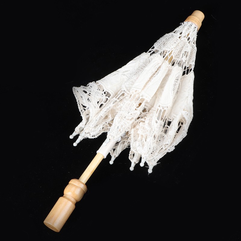 Mini Lace Umbrella Wedding Bridal Parasol Umbrella for Girl Party