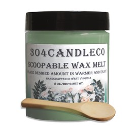 304CandleCo Extra Large 8 oz Scoopable Wax Melt - 20 SCENTS - French Market - Highly Fragrant & Hand-Crafted - Easy Mix & Match Scents - 100% American Made - Perfect for Wax Warmers
