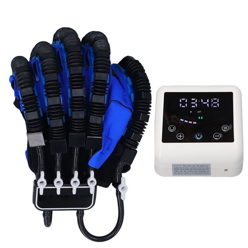 Hand Function Training Glove Rechargeable Hot Compress 3 Modes 9
