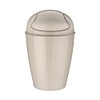 Koziol Del XS 1400121 Swing Lid Bin Plastic Recycled Desert