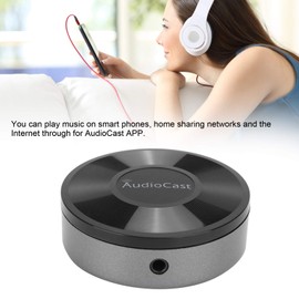 Mini Airplay 2 Music Streamer-​Audiocast WiFi Wireless Music Player-WiFi Audio Receiver Audio Music to Speaker System for Android/OS