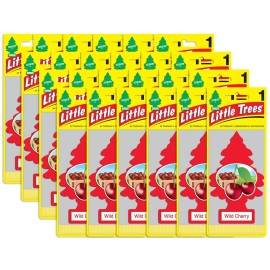 Little Trees Wild Cherry Car Air Freshener – 24 Count Bulk Pack – U1P-10311