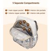 POPUCT Cute Small Cotton Hand Craft Backpack Purse Mini Multi