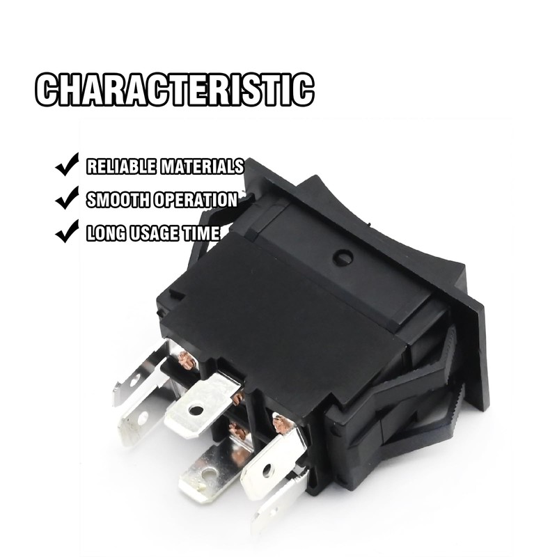 laffoonparts Snowblower Chute Rocker Switch, Robust Chute Control Switch, Replacement