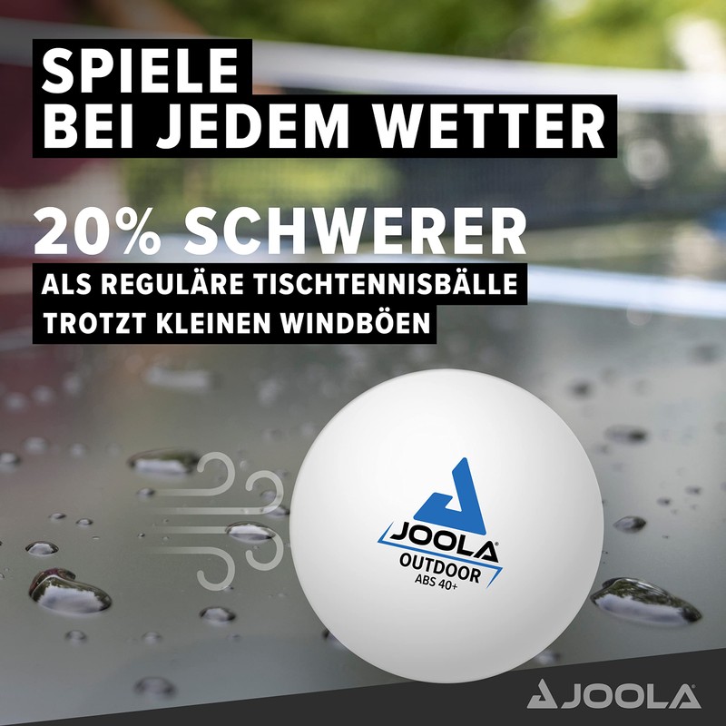 JOOLA 42183 Table Tennis Balls Outdoor 40+ mm Table Tennis