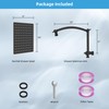 Hibbent All Metal cUPC Certified Rain Shower Head, 10'' High