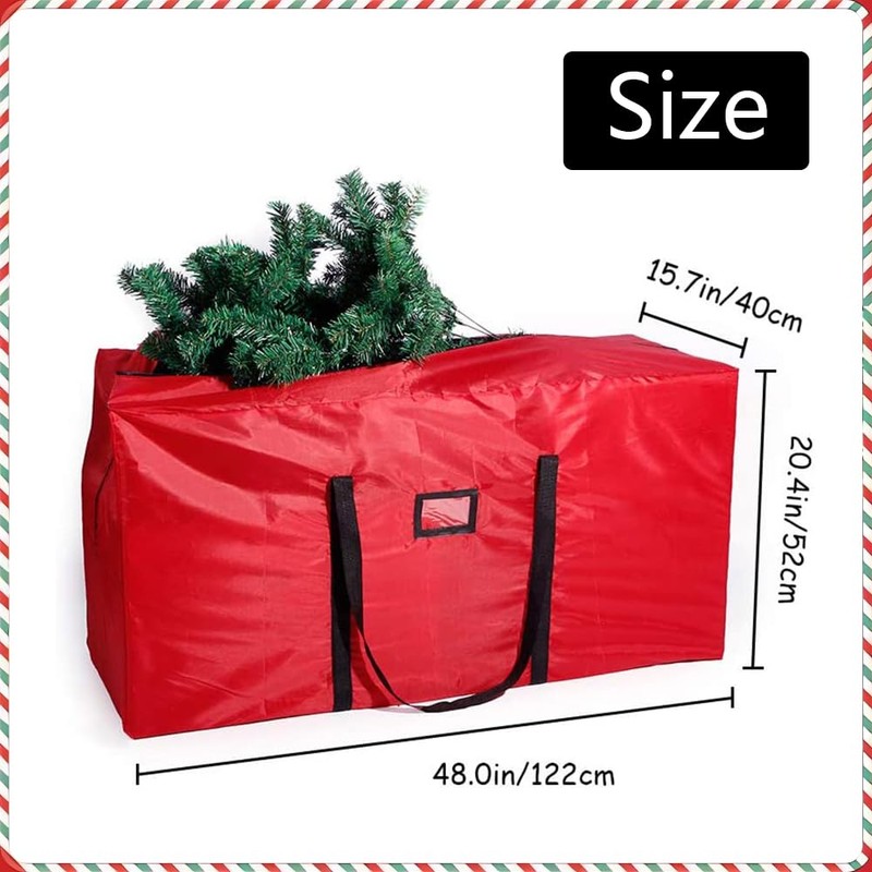 yazi Christmas Tree Storage Bag Waterproof Oxford Dustproof Christmas Tree