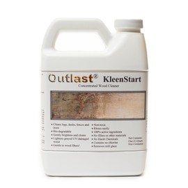 Outlast - Kleenstart - Concentrated granular pure oxygen cleaner for everything from furniture to fences - 1 quart