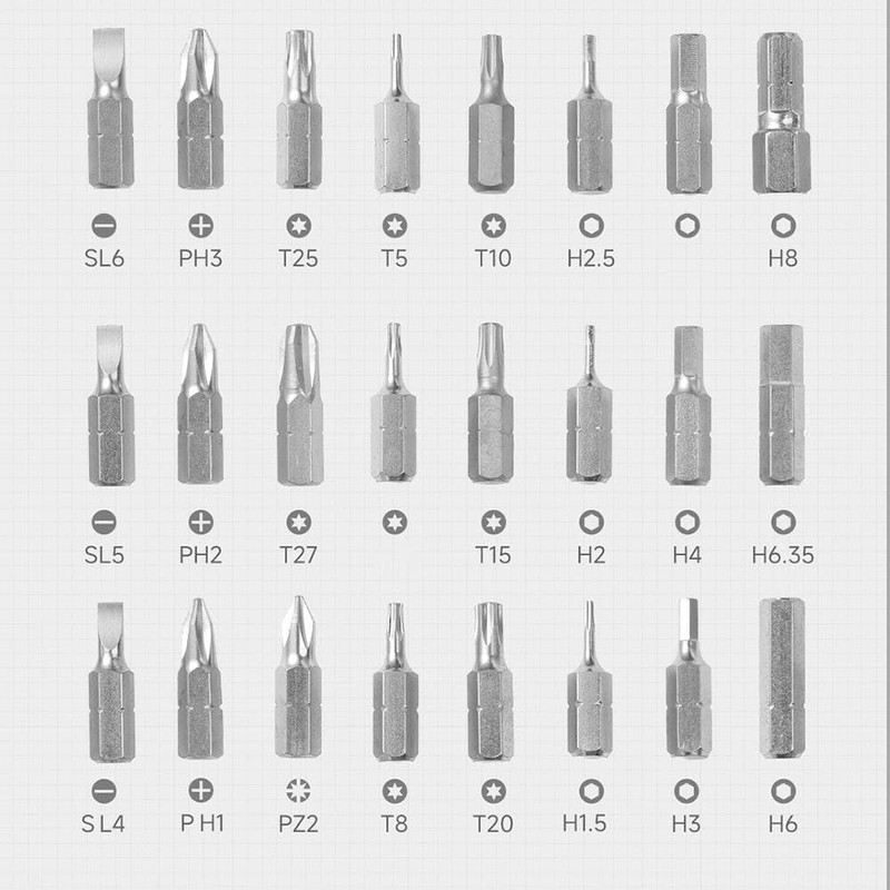 24 in 1 Screwdriver Set, Ratchet Screwdriver Magnetic Screwdriver Set