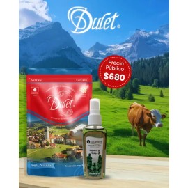 Kit Natural: Dulet Lactosuero Suizo Orgánico + Eucament Esencial Eucalipto 60ml