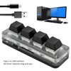 Mini 4 Key Gaming Keyboard Mechanical Keypad Type C to