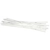Extra Long 18" White Plastic Drinking Straws- Pack of 200