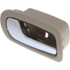 FEMPRXZ Car Door Handle Interior Rear Left Beige Chrome with