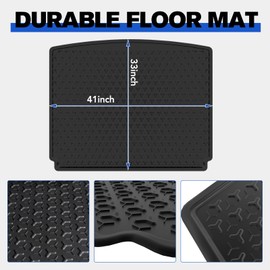 HAKA TOUGH Cargo Liner for Ford Bronco Sport 2021-2023 Custom Fit Trunk Mat TPE Material Cargo Cover for Bronco Trunk Accessories Compact Spare Tire (NOT FITS Bronco)