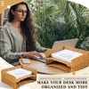 Yeaqee 2 Pcs Paper Tray Organizer for Desk Woven Letter