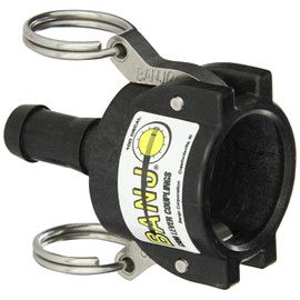 Banjo 075C Polypropylene Cam & Groove Fitting, 3/4" Female Coupler x Hose Shank