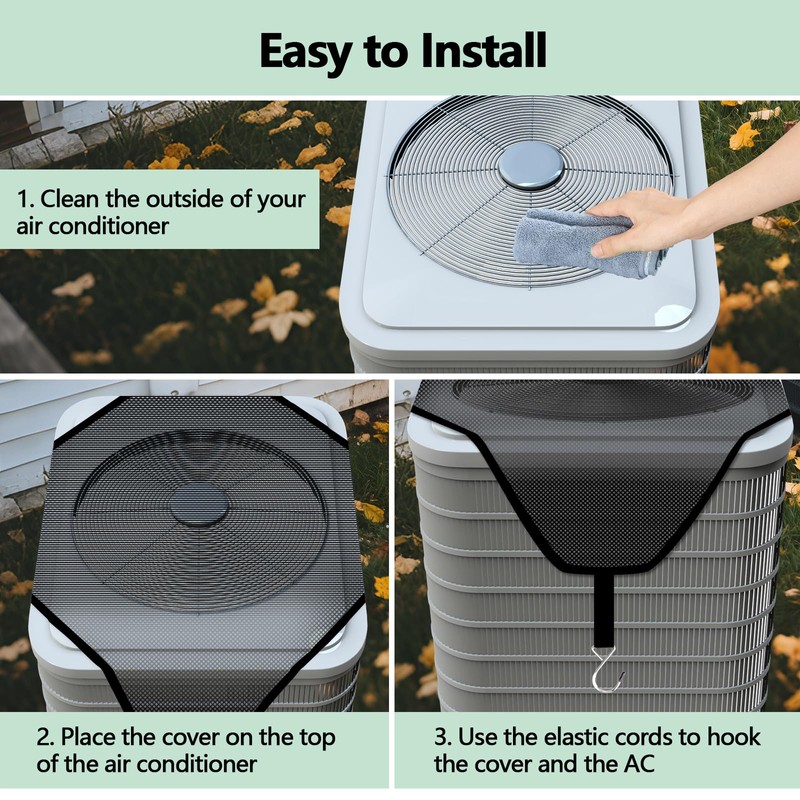 MAXTBEE Air Conditioner Cover for Outside, AC Unit Covers Top