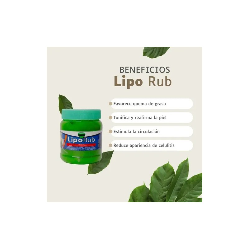 Gel Reductor Lipo Rub Quema Grasa Quita Estrías