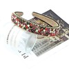 Linian Girls Wide Rhinestone Hair Hoop Women's Headband for Wedding,