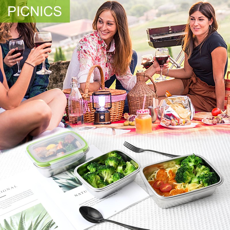UPTRUST Stainless Steel Food Storage Containers | Leak Proof &