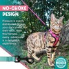 MeWO Cat Harness and Leash Set - Escape Proof, Reflective,