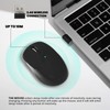 MKETech Electronics Wireless Computer Mouse - Full-Size 2.4G USB Receiver