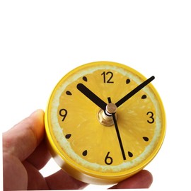 Mikinona Refrigerator Stickers Clock Lemon Pattern Fridge Clock Magnet Timer for Kitchen
