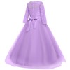 Flower Girls Lace Bridesmaid Dress Long A Line Wedding Pageant