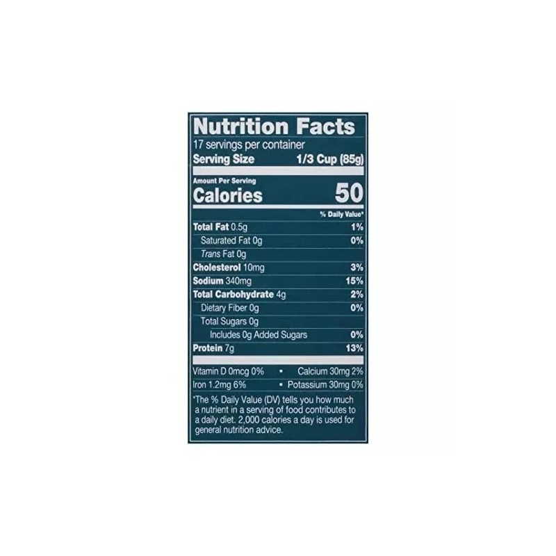 Snow's Ocean Chopped Clams Canned, 51 oz Can - 7g