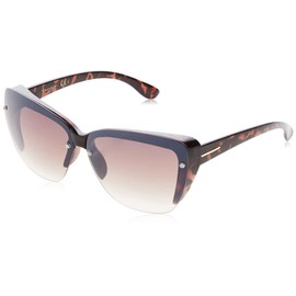 TAHARI womens Th705 Stylish UV Protective Cat Eye Women s Sunglasses Elegant Gifts for Women 65 mm, Tortoise, 66 mm US