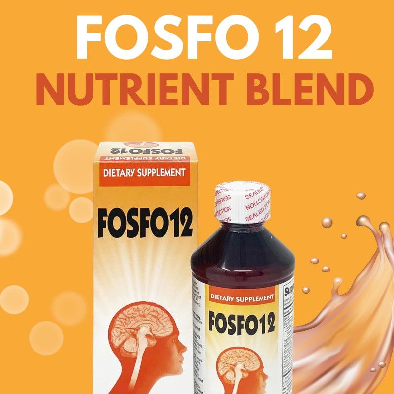 Menper Fosfo 12 Liquid, 8 fl oz, with B Vitamins