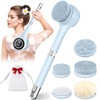 Electric Body Brush Back Scrubber for Shower, Rechargeable Auto Bath