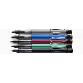 LAMY 1235655 AL-star 250 Ballpoint Pen - Aluminium Ballpoint Pen in Cosmic Colour with Transparent Grip and Chrome-Plated Metal Clip - With Large Refill - Line Width M