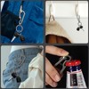 Ouligay Titanium Carabiner Keyring Carabiner Bottle Opener Titanium Carabiner Key