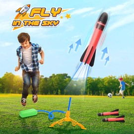 Outdoor Toy from 3 4 5 6 7 8 Years Boy, Rocket Gifts Games for Children Girls 3-9 Years for Outdoor Garden Games Rocket Toy